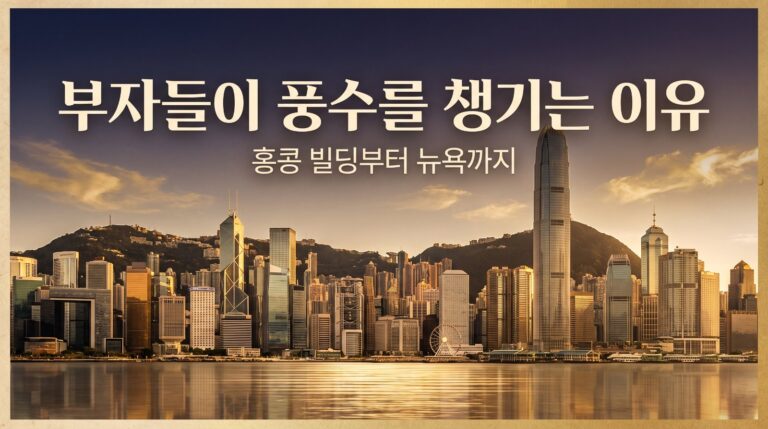 부자들이 풍수를 챙기는 이유 — 홍콩 빌딩부터 뉴욕까지, 미신과 습관 사이